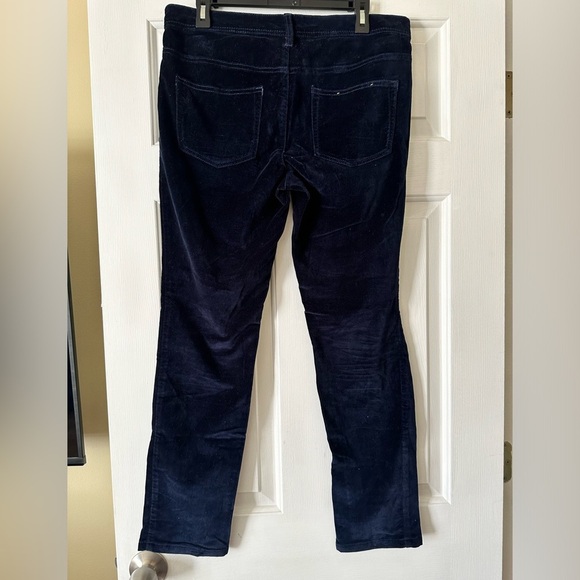 Pilcro and the Letterpress Navy velvet skinny pants, size 30 - Picture 3 of 3